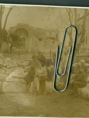 Φωτογραφία αλμπουμίνα Αθήνα Αρχαίο Θέατρο Διονύσου 1917 σαν καινούργιο, 8x11 εκ.