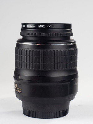 Nikon AF-S DX 18-55mm f/3.5-5.6G II Zoom φακός μεταχειρισμένος, με φίλτρο Hama UV
