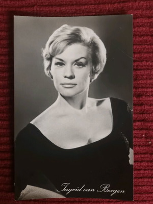Ingrid Von Bergen postcard photo like new