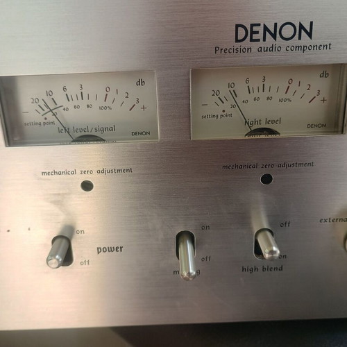 Denon TU-355 and PMA-232 vintage stereo amplifier set like new