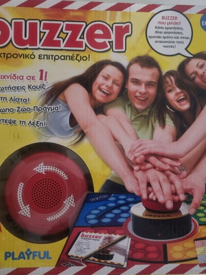 Buzzer board game used, complete and functional