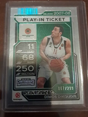 Panini Contenders Euroleague 2026 Dimos Dikoudis new