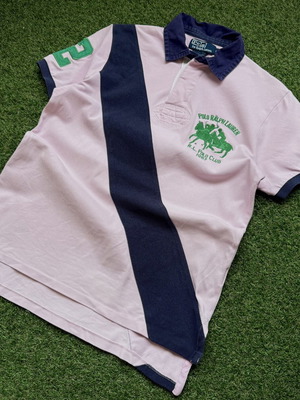 Ralph Lauren polo shirt used, pale pink, size S