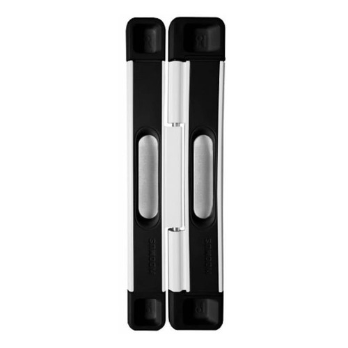 Domus Double Leaf Aluminum Balcony Door Additional Security Latch Black