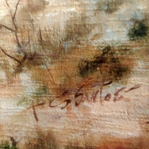 Canvas painting Herd of Horses in Freedom by S. Santos used
