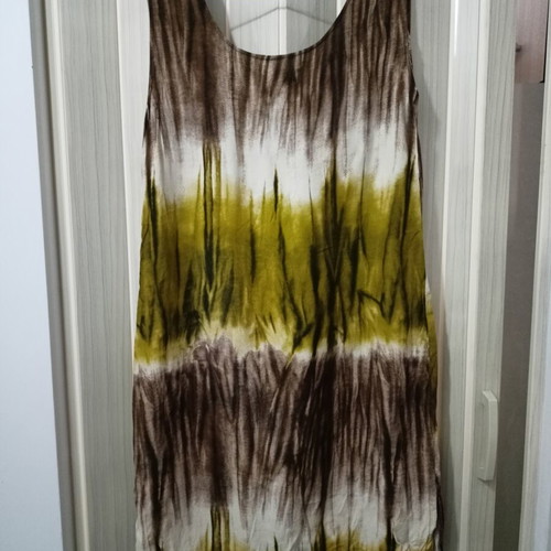 Cotton dress size L, multicolour