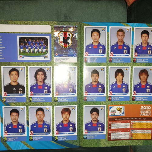Panini World Cup 2010 South Africa album used, complete