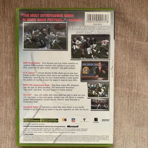 ESPN NFL 5 Xbox Original used PAL