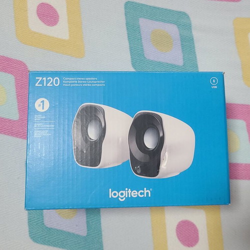 Logitech Z120 2.0 Stereo Speakers new, compact USB powered