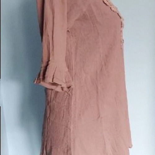 Saint Tropez tunic like new with handmade lace decorations