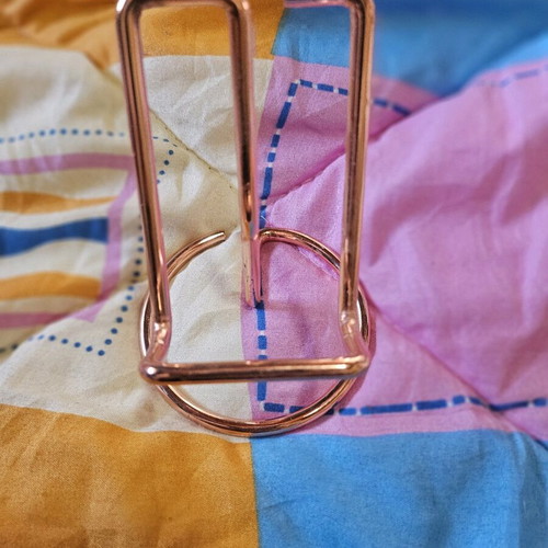 Pink gold phone stand new