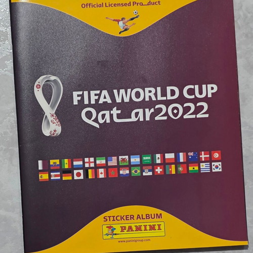 Panini Qatar 2022 sticker album, complete