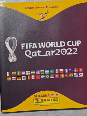 Panini Qatar 2022 sticker album, complete