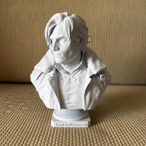 Leon S. Kennedy bust Resident Evil Requiem 3D printed