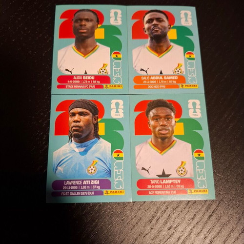 Ghana Players FIFA World Cup 2026 stickers new set