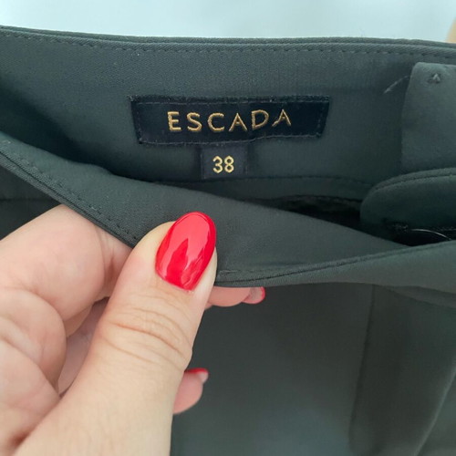 Escada pants like new, size 38, forest green