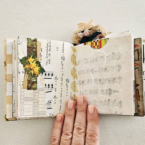 The Leopard Heart handmade notebook like new