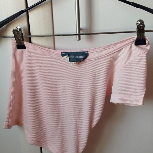 One Sleeve Shirt Pink Size S Like New