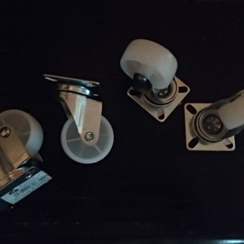 Wheels new, pack of 4, for furniture
