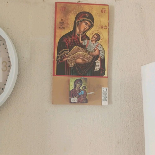 CLEARANCE. The Virgin Mary in wall picture and calendar