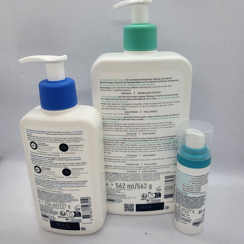 Cerave Daily Care Set New with Cleanser 562ml, Hydrating Lotion, Retinol