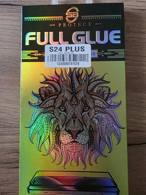 Tempered glass screen protector for Samsung S24 Plus like new