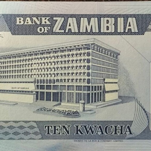 Zambia 10 Kwacha banknote like new 1984-1988