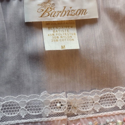Vintage Barbizon pink nightgown size M new