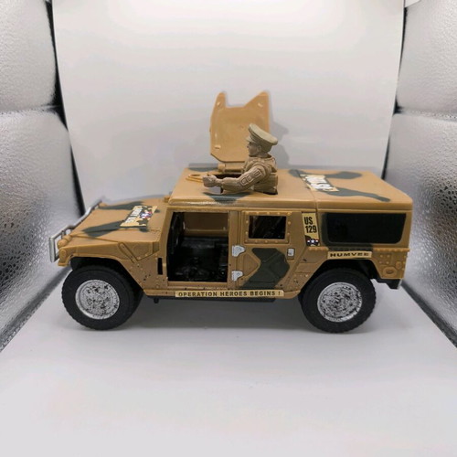 Jeep Hummer militer used, vintage 90s toy, missing gun