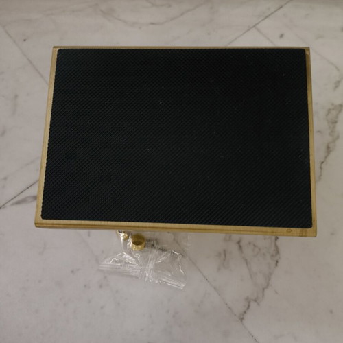 Modern gold bronze toilet paper holder with shelf new