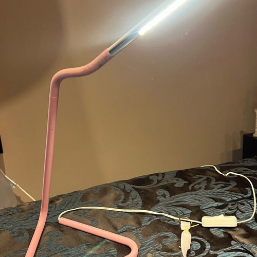Pink led lamp like new