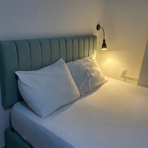 Double bed 145x200 cm with anatomical lifting mechanism