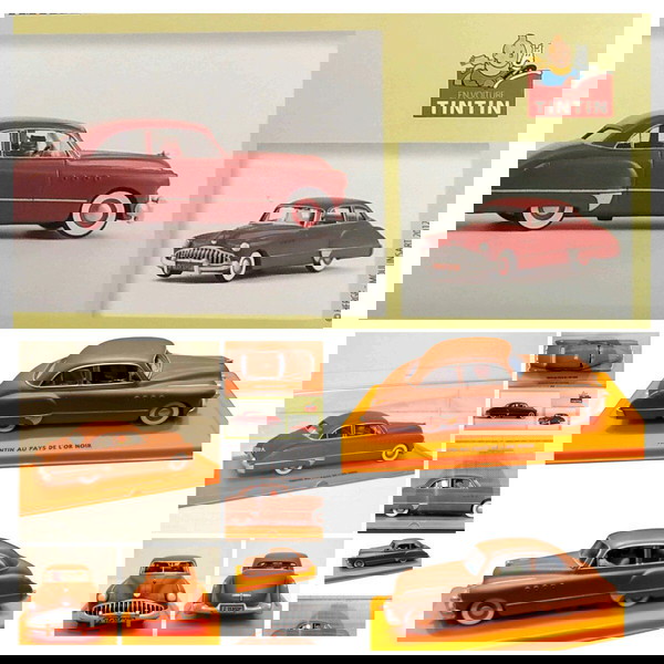 Αυτοκίνητο BUICK ROADMASTER 1:43 Τεντέν/Tintin ΣΤΗ ΧΩΡΑ ΤΟΥ ΜΑΥΡΟΥ ΧΡΥΣΟΥ