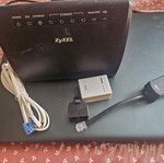 Ρούτερ ZyXEL σαν καινούργιο με καλώδια