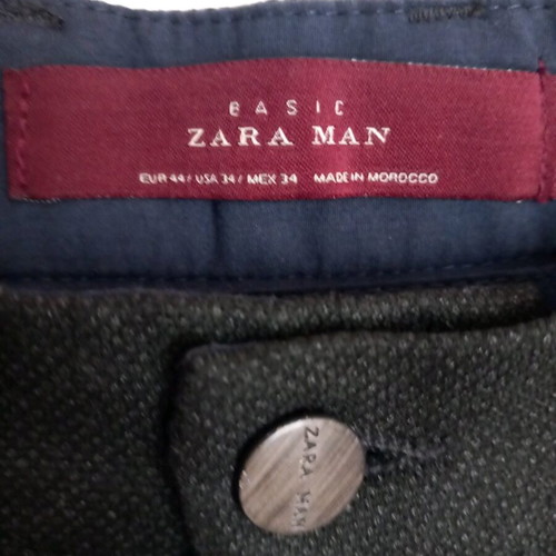 Zara men's pants black size M like new