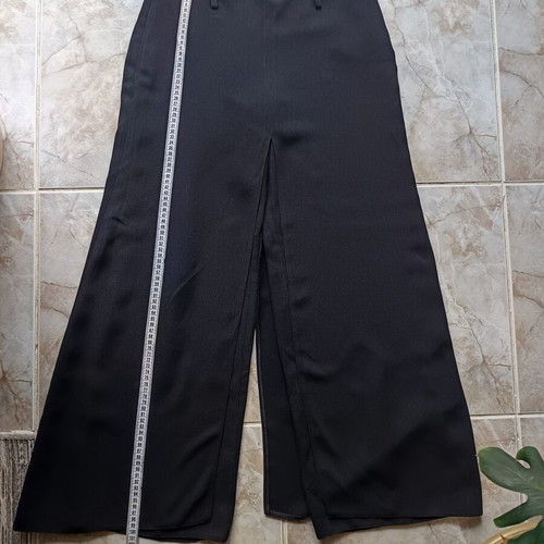 Guzella winter pants skirt, black, size M