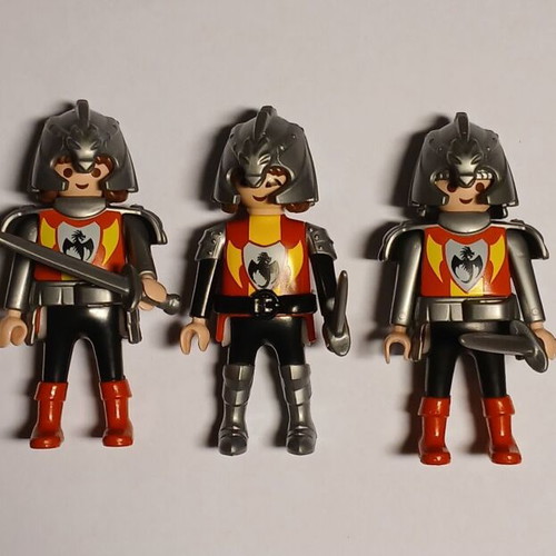 Ιππότες Playmobil σαν καινούργιο, 5 φιγούρες