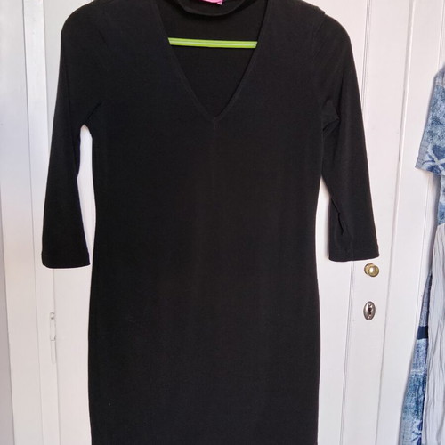 Black dress Pink Woman like new, size S