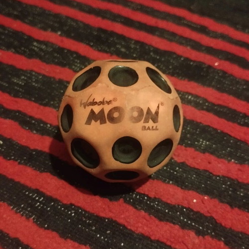 Moon Ball rubber ball used, hard
