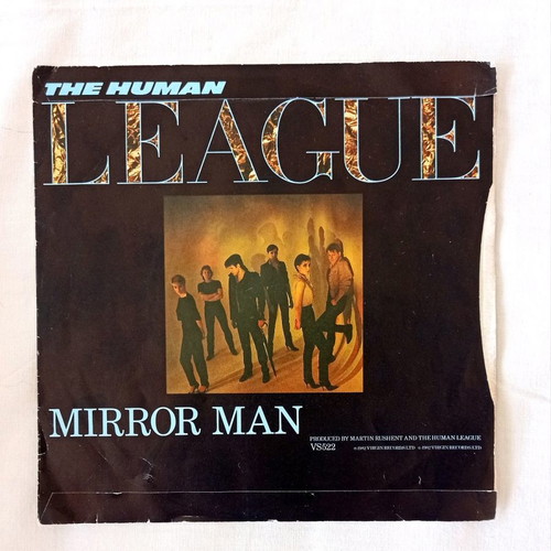 The Human League Mirror Man 45 vinyl 1982, good condition