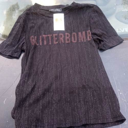 Lofty Manner Glitterbomb T-shirt, size S