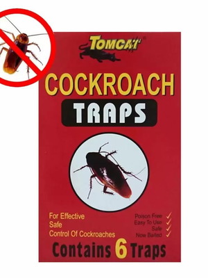 Cockroach and insect glue trap set of 6, new