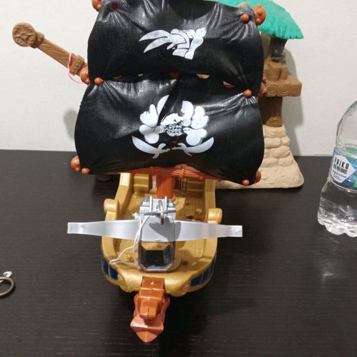 BW Pirate Ship and Island Playset used with figure and accessories