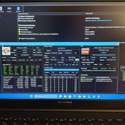 Asus VivoBook 15 M513UA Ryzen 5 5500u 16GB 1TB SSD Windows 11 Pro like new