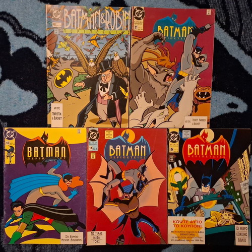 Batman Adventures Pergamos comics pack issues 40, 21, 18, 11, 9 like new