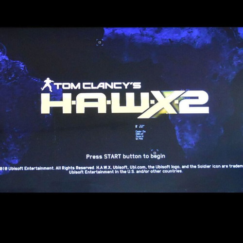 Tom Clancy's H.A.W.X 2 PlayStation 3 game like new, flight action simulator