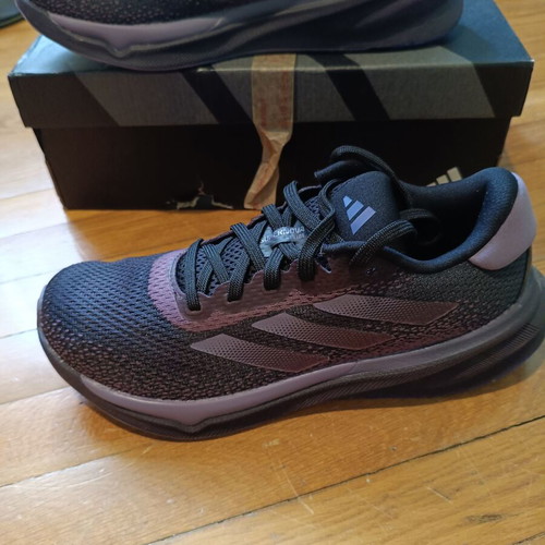 Adidas Performance Supernova Stride Running Shoes 38 New Black with Purple