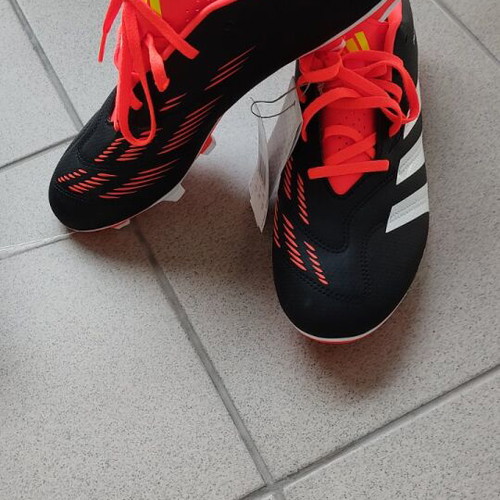 Adidas Predator Club FxG football shoes new, size 44.5, black