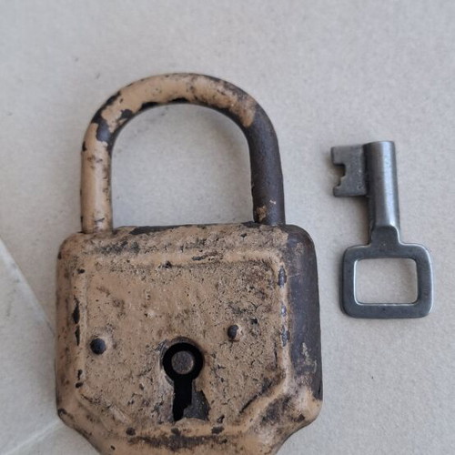 Old functional padlock