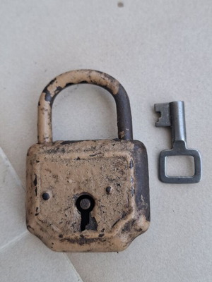 Old functional padlock